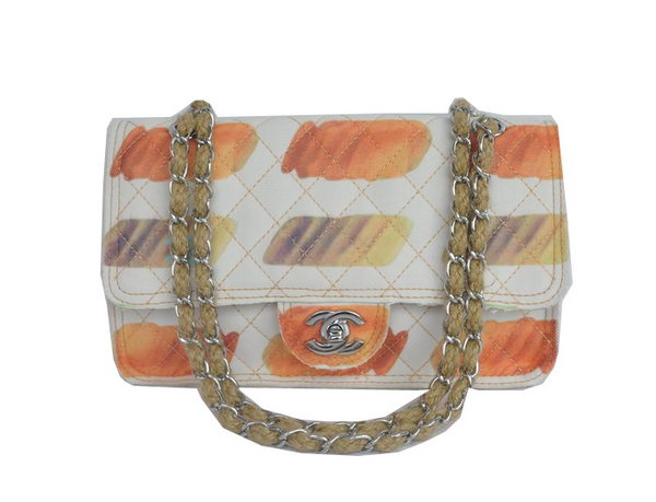 Chanel 2.55 Series Classic Flap Bag Canvas CHA90261 Multicolour