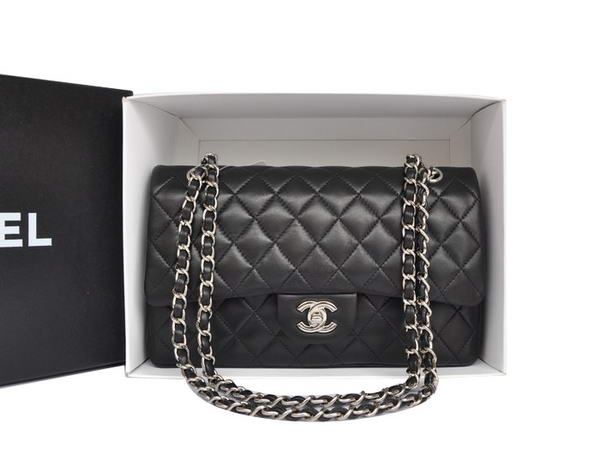 Chanel A1112 2.55 Series Flap Bag Original Leather Black
