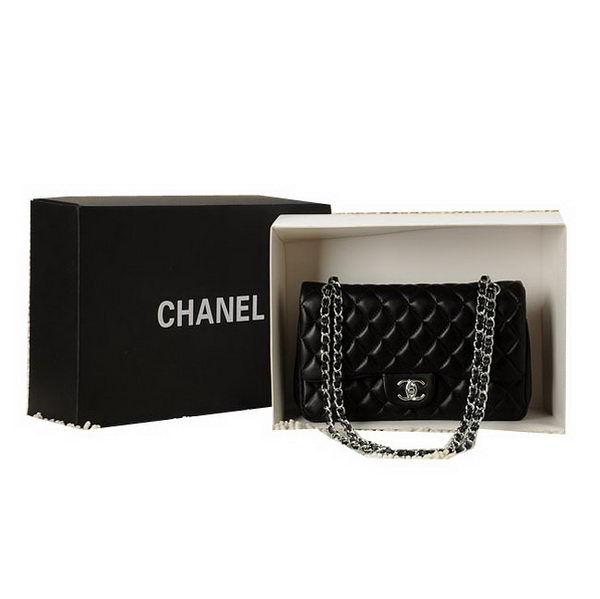 Chanel Classic Flap Bag 2.55 Series CHA1112 Black Original Leather
