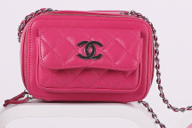 Chanel Small Camera Case Lambskin Leather A94206 Rose
