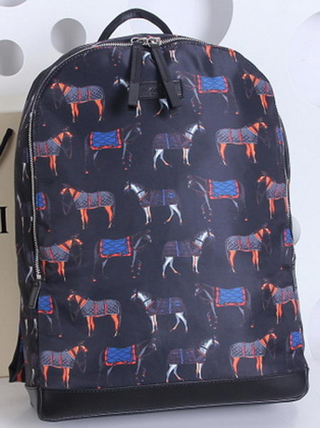 Gucci Horse Print Backpack 366523 Black