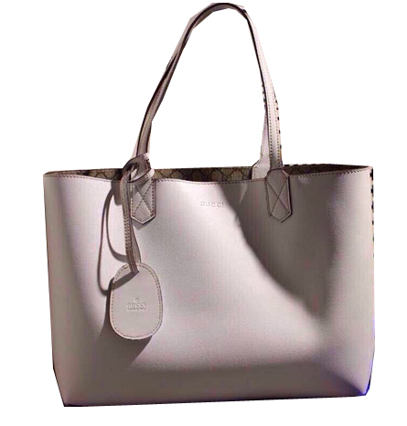 Gucci Reversible GG Leather Tote Bags 368568 White