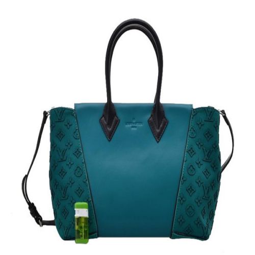 Louis Vuitton W Bag PM Cuir M40840 Orferre Body And Veau Cachemire Lati Blu