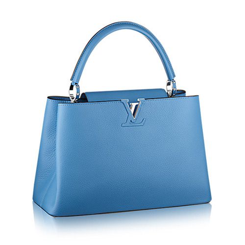 Louis Vuitton M94663 Capucines MM Bag Bleuet