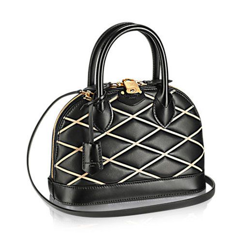 Louis Vuitton M50005 Malletage Alma BB Bag Black