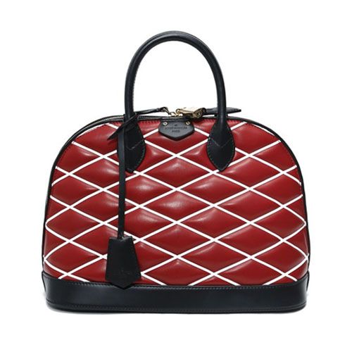 Louis Vuitton M50000 Malletage Alma PM Red Bag