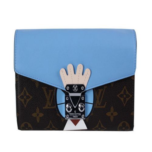 Louis Vuitton maschera tribale CHA?NE PORTAFOGLIO Monogram M60797 Blu