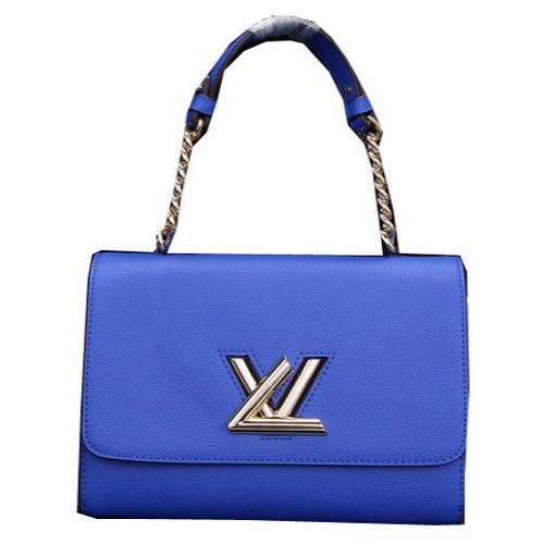 Louis Vuitton in pelle originale Twist Bag M48618 Blu