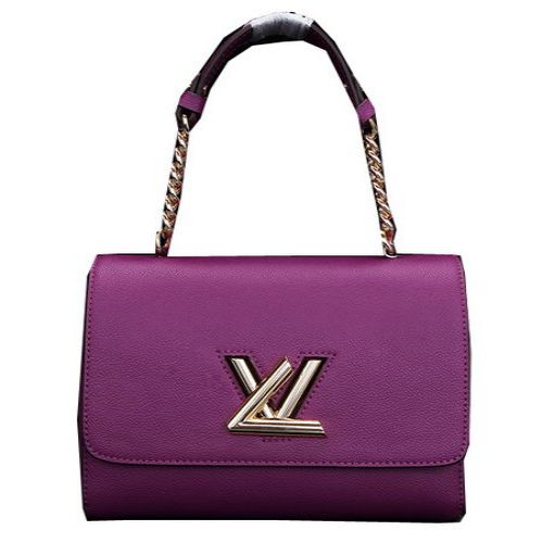 Louis Vuitton in pelle originale Twist Bag M48618 Viola