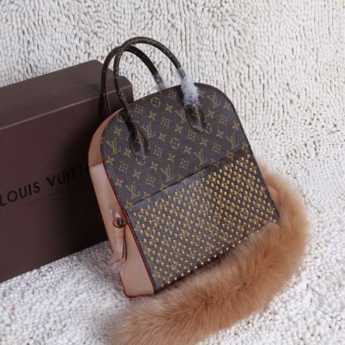 Louis Vuitton Shopping Bag Christian Louboutin M40158 Red
