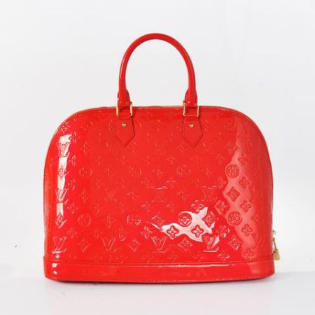 Louis Vuitton Monogram Vernis Alma PM M93625 Red