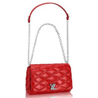 Borse Louis Vuitton Red Go 14 MM Malletage M50384