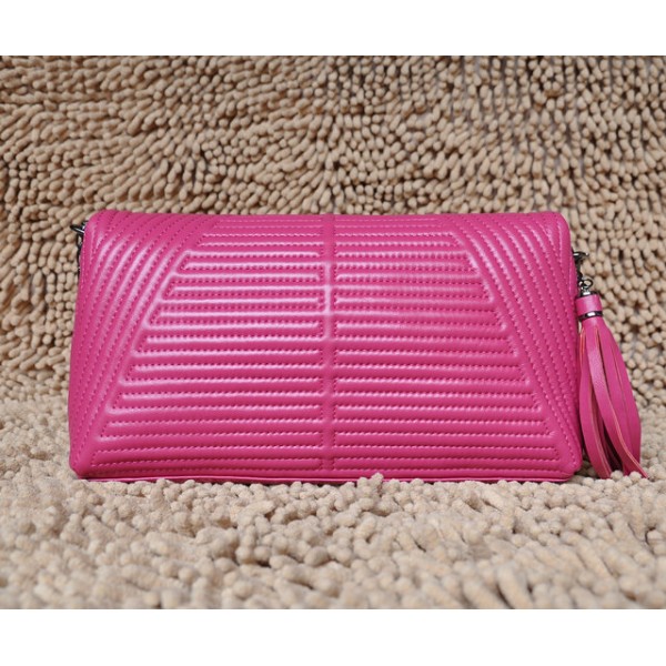 Chanel Quilted A65835 Rose Flap Borse Agnello Con Tassel