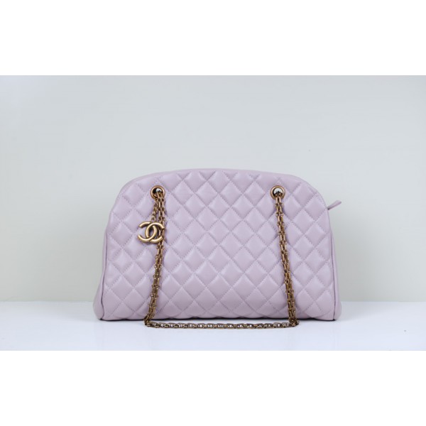 Chanel Quilted Agnello Bag A49854 Grande Viola Chiaro