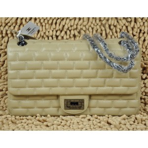 Chanel Quilted Bag 2011 Agnello Flap Albicocca Con Guncolor Hw