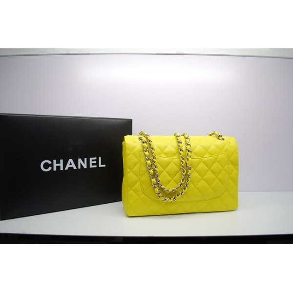 Chanel 36097 Fette Di Limone Caviale Borse Jumbo Con Shw