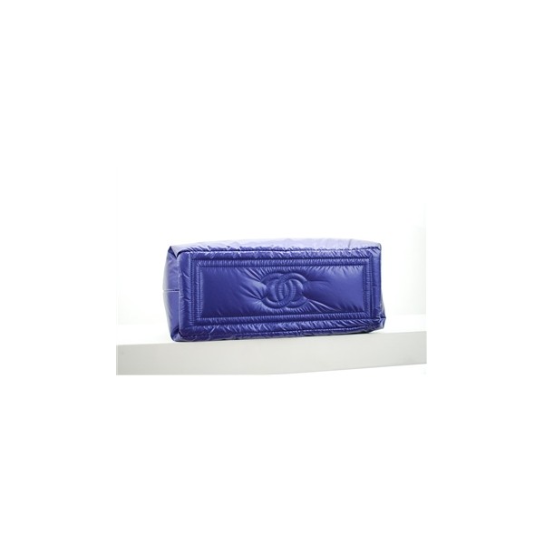 Chanel A47108 Reversibile Trapuntato In Nylon Borse Piccolo Blu
