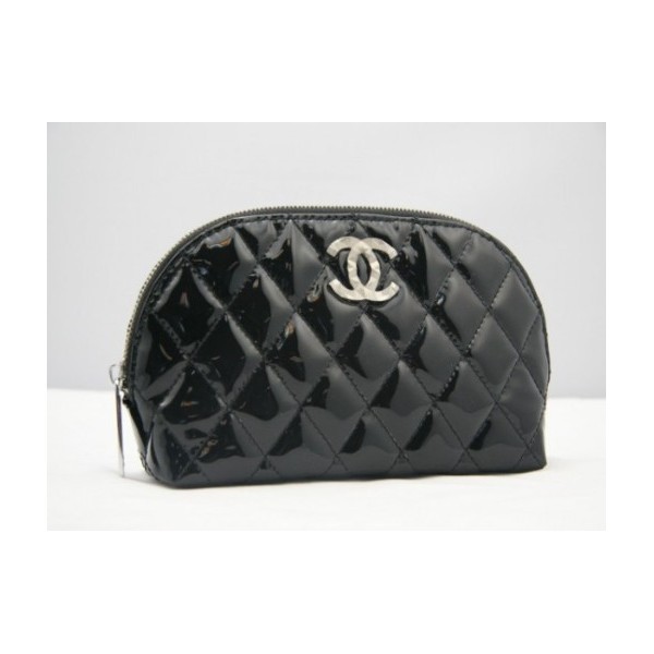 Chanel 2011 Nuovo Leather Clutch Nero Vernice