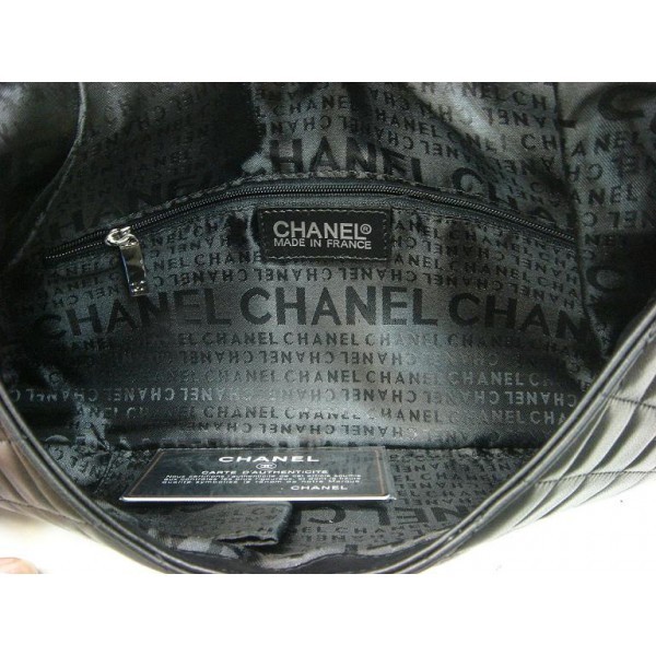 Chanel Quilted Clutch Borse A37222 Nero Agnello