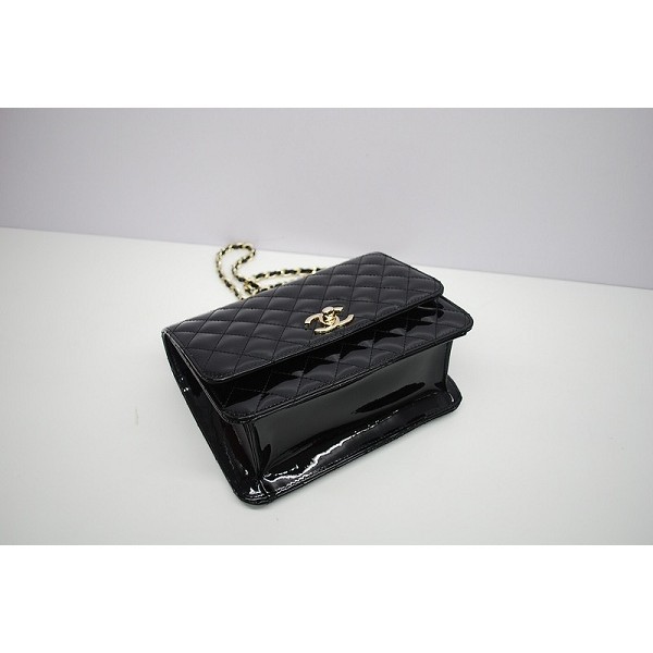 Chanel 2012 Nero Vernice Borse Flap Mini Con Ghw Significa
