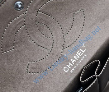 Chanel 2.55 Flap Bag 30226 Bronze with silver-grey chain