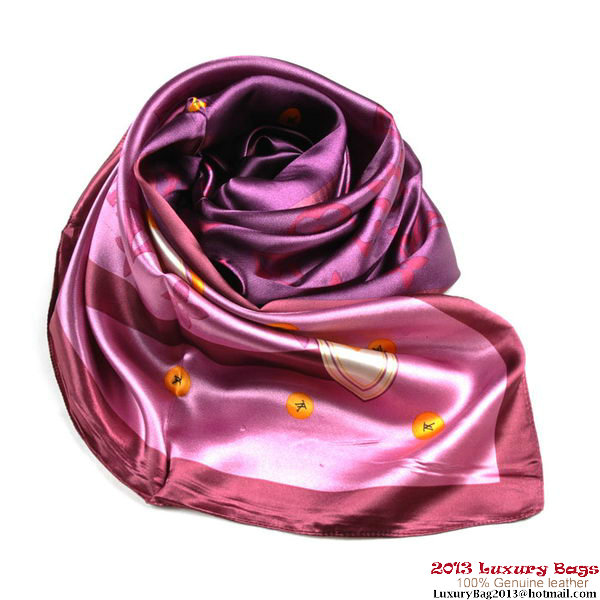 Louis Vuitton Scarves Silk WJLV086-4 Purple