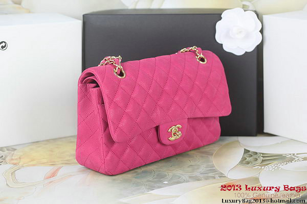 Chanel 2.55 Series A01112 Rose Original Leather Classic Flap Bag Gold