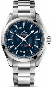 Omega Seamaster Auqa Terra 150 M GMT Watch 158596A