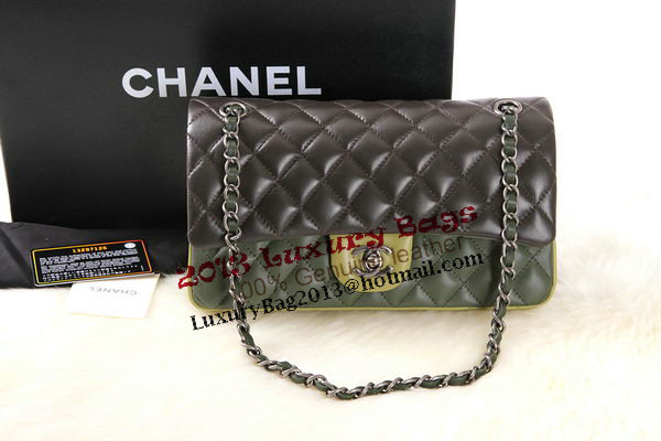 Chanel 2.55 Series Original Leather Classic Flap Bag A01112 Green