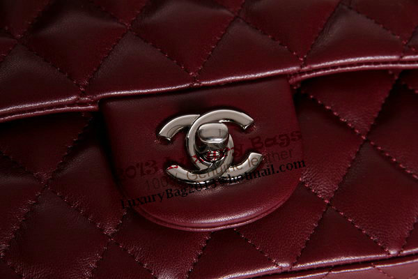 Chanel 2.55 Series Original Leather Classic Flap Bag A01112 Burgundy