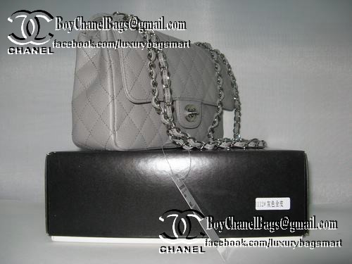 Chanel Classic Flap Bag 2.55 Series Original Cannage Pattern CHA1112 Grey