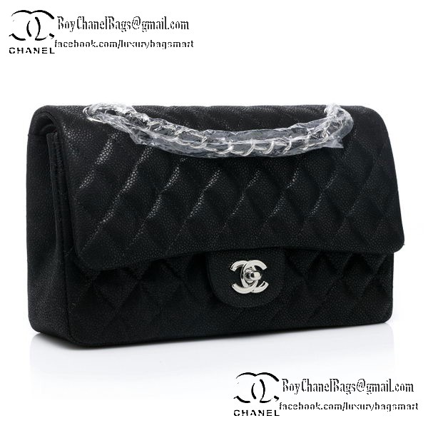Chanel Classic Flap Bag 2.55 Series Original Suede Cannage Pattern CHA1112 Black