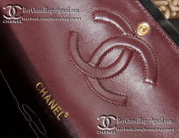 Chanel Classic Flap Bag 2.55 Series Sheepskin Leather CHA1112 Black