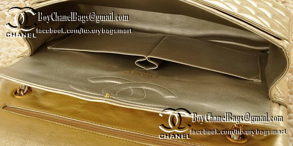 Chanel Classic Flap Bag 2.55 Series Sheepskin Leather CHA1112 Gold