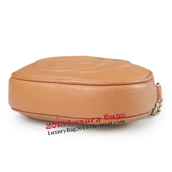 Gucci Soho Original Leather mini Chain Bag 353965 Wheat