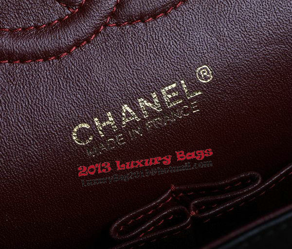 Chanel 2.55 Series Bag Original Black Sheepskin CHA1112 Gold
