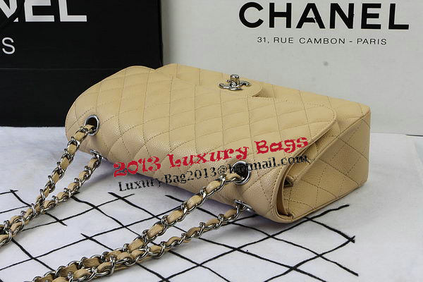Chanel 2.55 Series Bags Apricot Cannage Pattern Leather CFA1112 Silver
