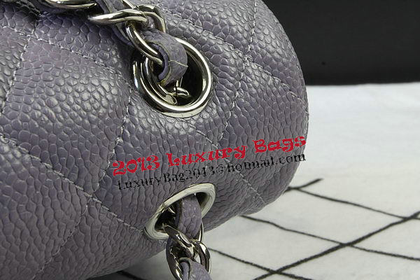 Chanel 2.55 Series Bags Lavender Cannage Pattern Leather CFA1112 Silver