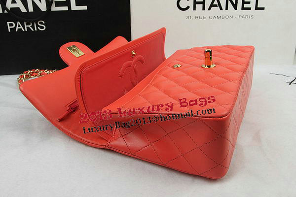 Chanel 2.55 Series Bags Orange Original Leather CFA1112 Gold