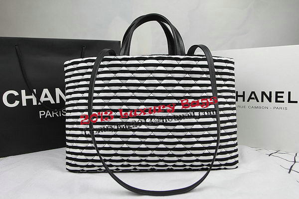 Chanel Cuise 2015 Tote Bag Fabric A94302 Black