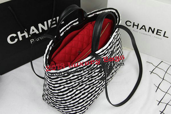 Chanel Cuise 2015 Tote Bag Fabric A94302 Black