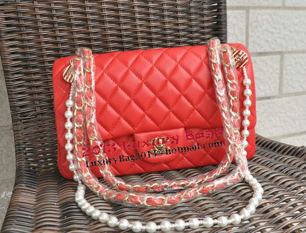 Chanel 2.55 Series Bags Sheepskin Leather A1112P Red
