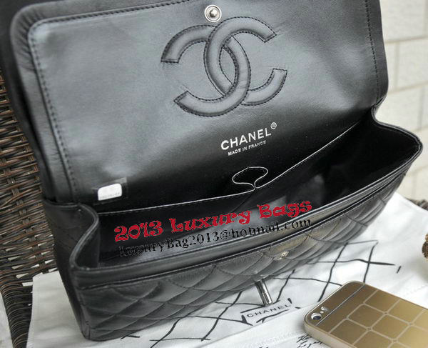 Chanel 2.55 Series Bags Sheepskin Leather A1117 Black