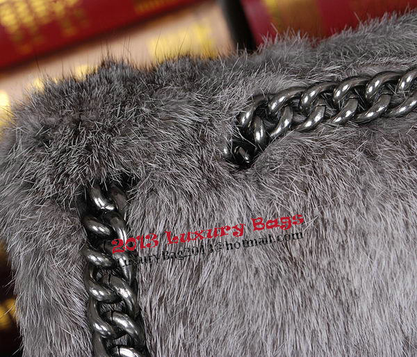 Chanel Cony Hair Flap Bags A92592P Deep Grey