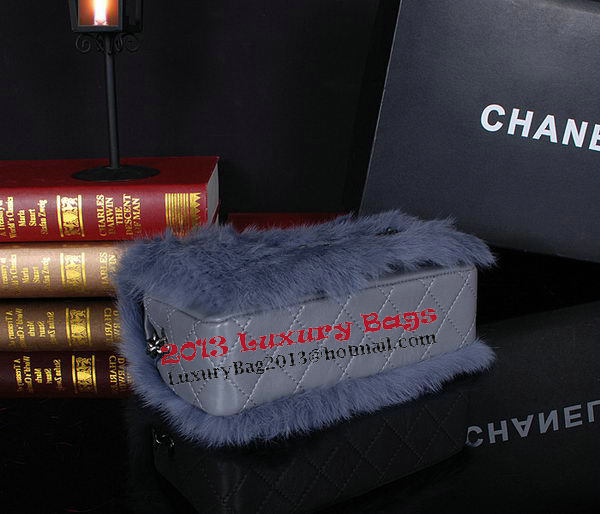 Chanel Cony Hair Flap Bags A92592P Grey