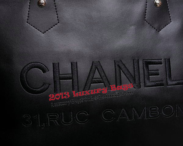 Chanel 31 Ruc Cambon Tote Bag A61888 Black