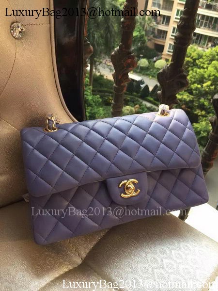 Chanel 2.55 Series Flap Bag Lavender Original Leather A01112 Gold