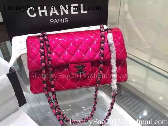 Chanel 2.55 Series Flap Bag Original Patent Leather A06795 Rose
