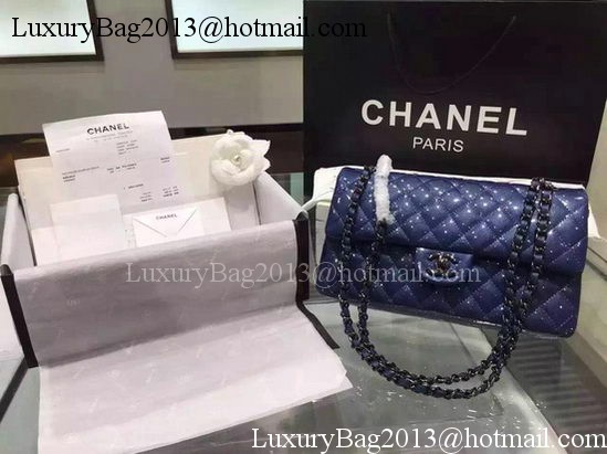 Chanel 2.55 Series Flap Bag Original Patent Leather A06795 Royal