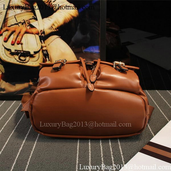 GUCCI Calfskin Leather Backpack 385848